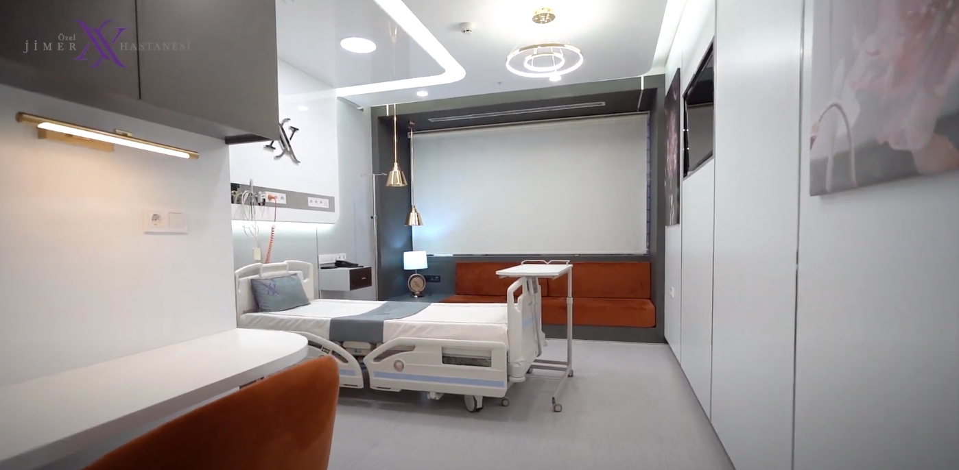 Özel Jimer Hastanesi 2023 Yılında Yenilenen Standart Hasta Odalarımız